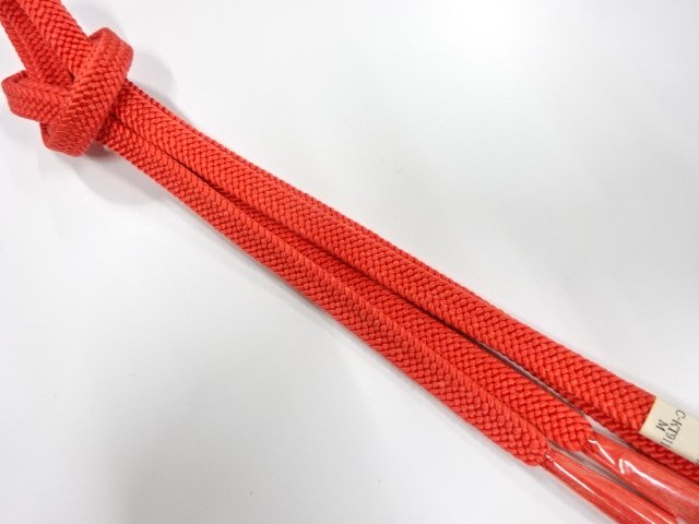 未使用品　正絹　手組帯締め